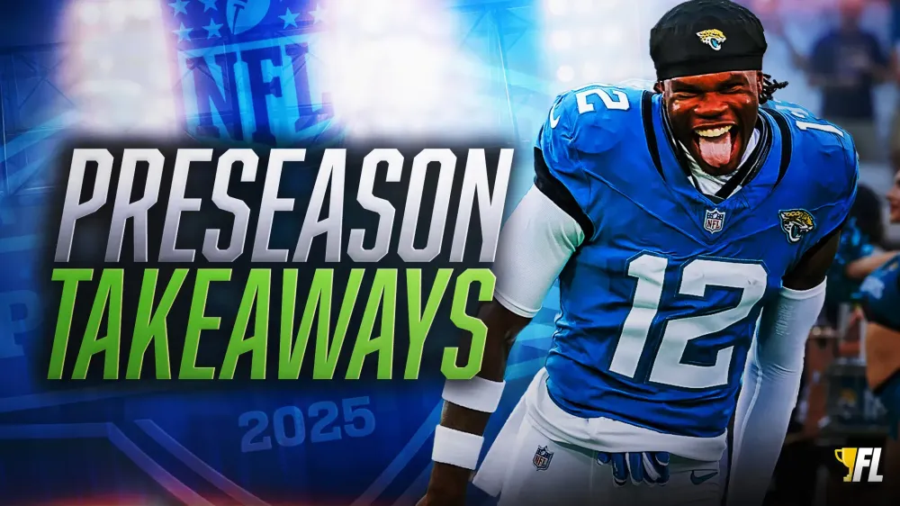 Preseason News for Fantasy Football: Travis Hunter, RJ Harvey, and More Utilization Takeaways From The First Week