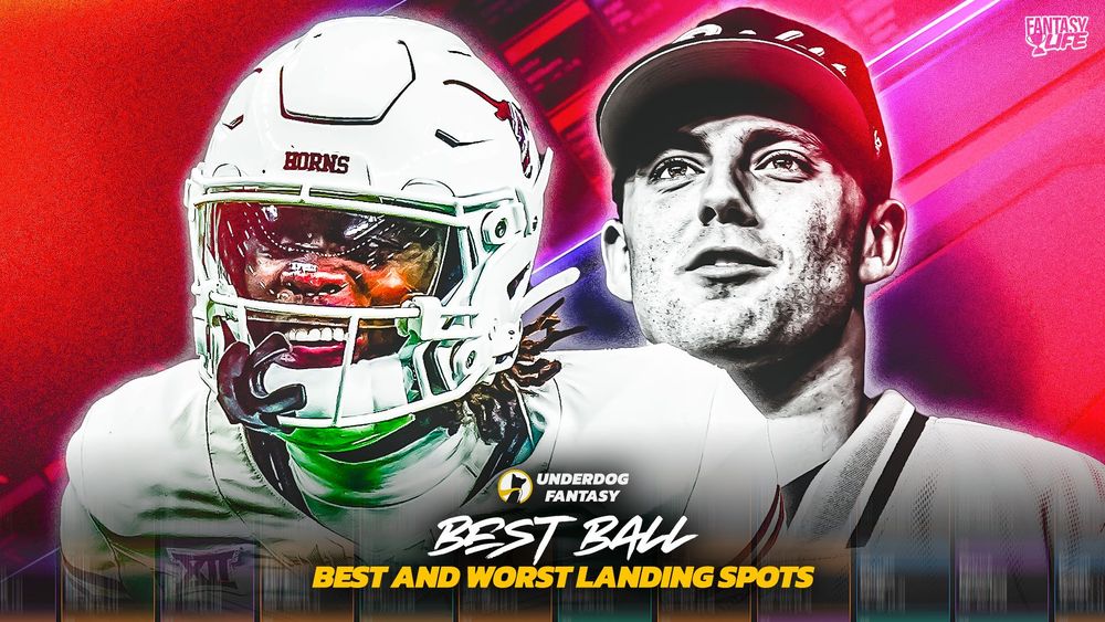 Best and Worst NFL Rookie Landing Spots for Best Ball